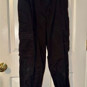 Forever 21 Women's Black Cargo Pants